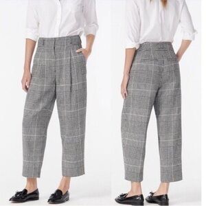 Classic Gray and Pink Plaid J.Crew Pants